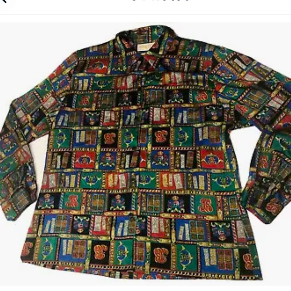 Sophisticates By Pendleton Plus Designer Button U… - image 1